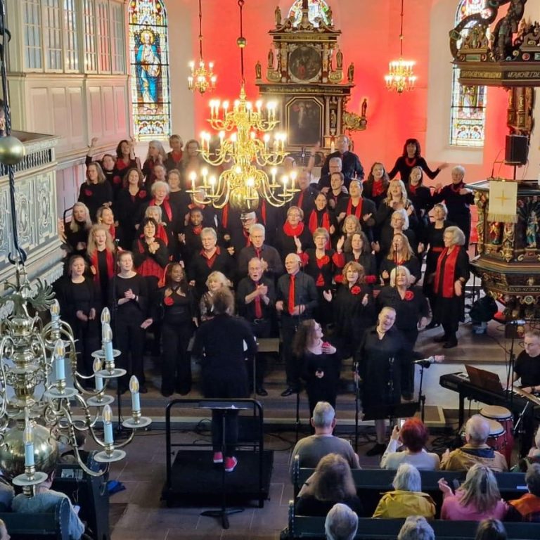 Chor beim Auftritt